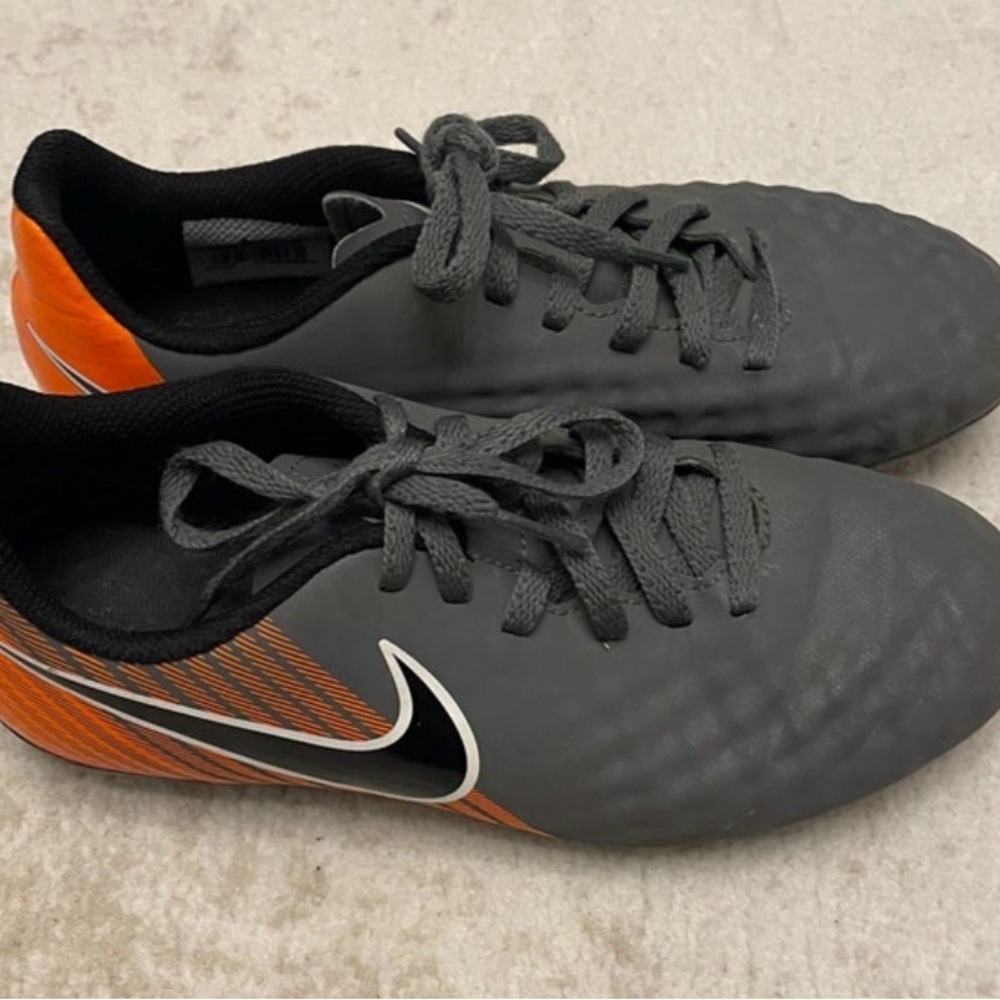 Nike kids Grey and Orange Soccer